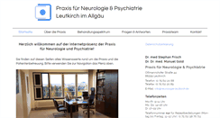 Desktop Screenshot of neurologie-leutkirch.de